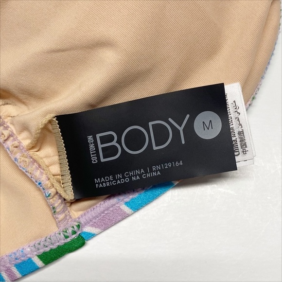 Cotton On Body | Halter Neck Floss Bikini Top With Multiple Tie Styles - Picture 8 of 9